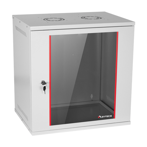 img46442large Rack perete 12U 19'' 542X400, capacitate incarcare 50 kg, RAL7035 - ASYTECH Networking ASY-12U-5440SBW - imagine 1