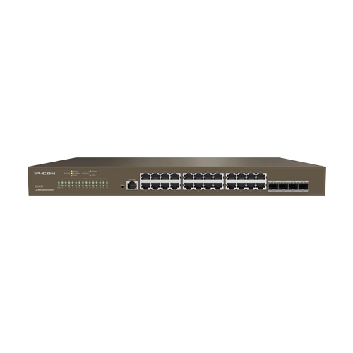 img27616large Switch 24 x RJ45 Gigabit, 4 x SFP Gigabit, L2 Cloud Management - IP-COM G3328F - imagine 1