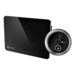 Vizor electronic smart, Wi-Fi, 4K, monitor tactil 5.5', sonerie, audio, acumulator 7100 mAh - EZVIZ CS-EP4-Sliver