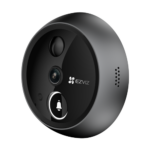 Vizor electronic smart, Wi-Fi, 4K, monitor tactil 5.5', sonerie, audio, acumulator 7100 mAh - EZVIZ CS-EP4-Sliver - imagine 4