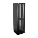 Rack de podea PRO SERIES 42U 19'' 600x600, capacitate 1000 kg, RAL 9005, asamblat ASY-42U-6060PRO