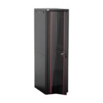 Rack de podea PRO SERIES 42U 19'' 600x800, capacitate 1000 kg, RAL 9005, asamblat ASY-42U-6080PRO - imagine 2