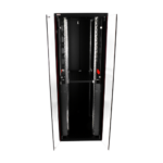 Rack de podea PRO SERIES 47U 19'' 800x1000, capacitate 1000 kg, RAL 9005, asamblat ASY-47U-80100PRO - imagine 3