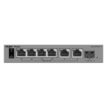 Switch L2, 6 x RJ45 1G (4 x PoE+), 1 x SFP 1G, Putere PoE 40W, Cloud Management - Ruijie Reyee RG-ES207GS-LP - imagine 2