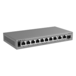 Switch L2, 10 x RJ45 1G (8 x PoE+), 1 x SFP 1G, Putere PoE 70W, Cloud Management - Ruijie Reyee RG-ES211GS-LP - imagine 4