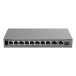Switch L2, 10 x RJ45 1G (8 x PoE+), 1 x SFP 1G, Putere PoE 120W, Cloud Management - Ruijie Reyee RG-ES211GS-P