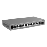Switch L2, 10 x RJ45 1G (8 x PoE+), 1 x SFP 1G, Putere PoE 120W, Cloud Management - Ruijie Reyee RG-ES211GS-P - imagine 3