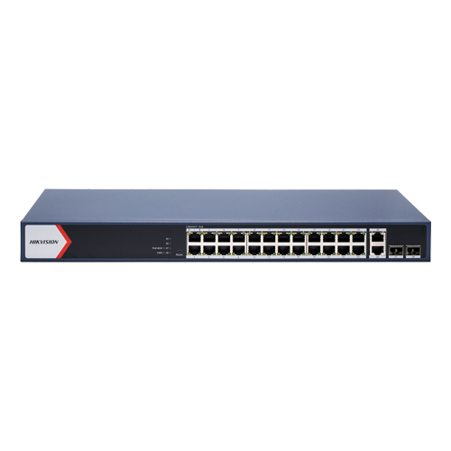 img47201large Switch 24 x RJ45 1G PoE, 2 x RJ45 1G, 2 x SFP 1G, Smart Management - HIKVISION DS-3E1528P-EI - imagine 1
