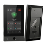 Tastatura Touch Screen 7-inch. cablata, AX Hybrid PRO G2, M1, PIN, Audio, Wi-Fi, PoE, Neagra - HIKVISION DS-PK670MDWNP-Black - imagine 2
