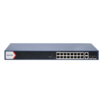 Switch 16 x RJ45 1G Smart PoE 230W, 2 x RJ45 1G, 2 x SFP 1G, Smart Management - HIKVISION DS-3E1520P-EI